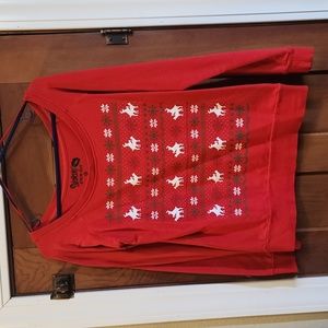 Spencer's Christmas Sweater Long Sleeve Reindeer